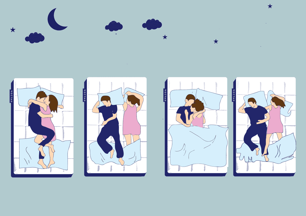 Couple Sleeping Positions and What They Mean