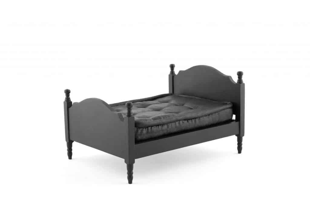 Antique Bed Frame in black color