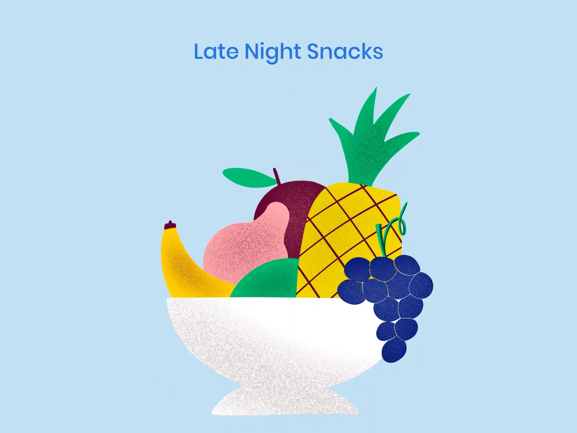 Illustration of Late Night Snacks