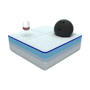 motion isolation on nactar mattress