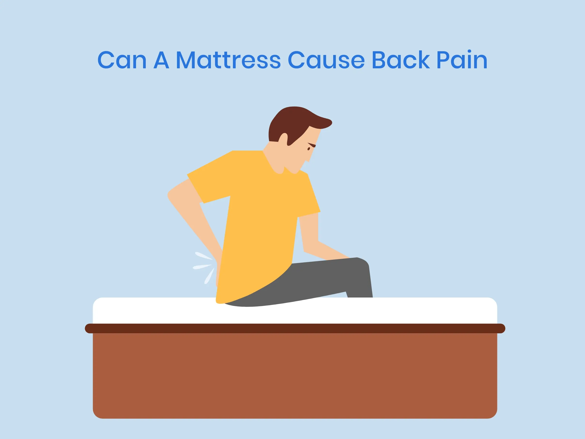 Illustration of Mattress To Help Manage Back Pain