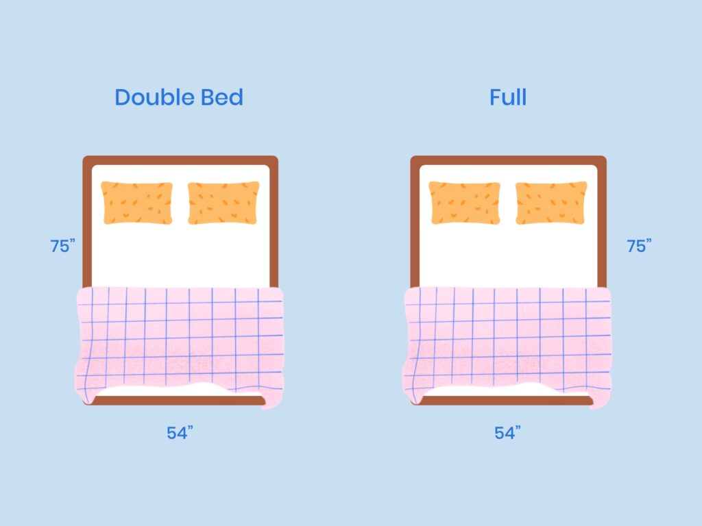 double bed with mattress ireland