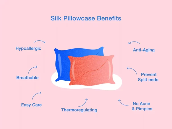 10 Benefits of Sleeping on Silk Pillowcases