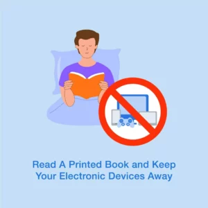 Read a printed book and keep your electronic devices away